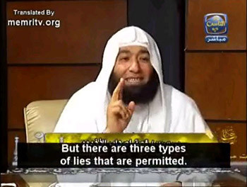 Taqiyya expliquée: Pourquoi les muselmans ont droit de mentir..