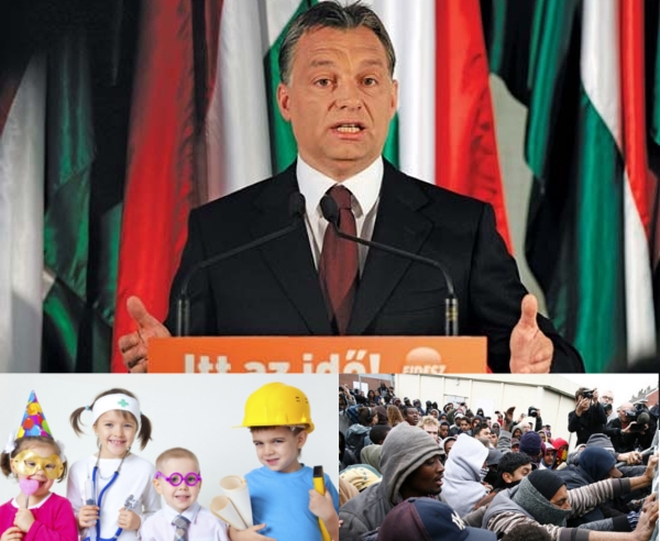 Hungarian Primer Minister Orban:More European children, less illegal immigrants.